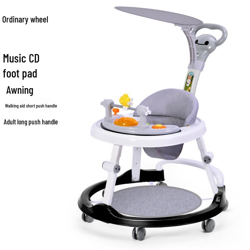 Multi-Function Baby Walker: Anti-Fall, Anti-Rollover, U-Shaped, Suitable for Boys & Girls.