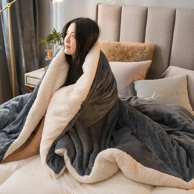 Manta de lana para abrigarse, manta de cama de invierno, funda de edredón de doble cara tamaño queen, funda de cama doble para acampar, colcha para la cama