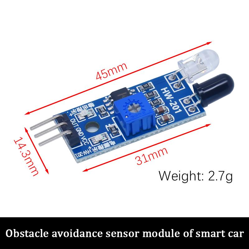 

LIZAO 4 Way Infrared Sensor Module Line Follower Obstacle Avoidance for Arduino Smart Car Robot Chassis