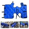 Cobertor de Inverno para Vaca Impermeável Acolchoado para Cavalo com Envoltório de Barriga À Prova de Vento Forrado com Pelúcia Cobertor de Exterior com Fivelas Ajustáveis para Bezerros Cavalos