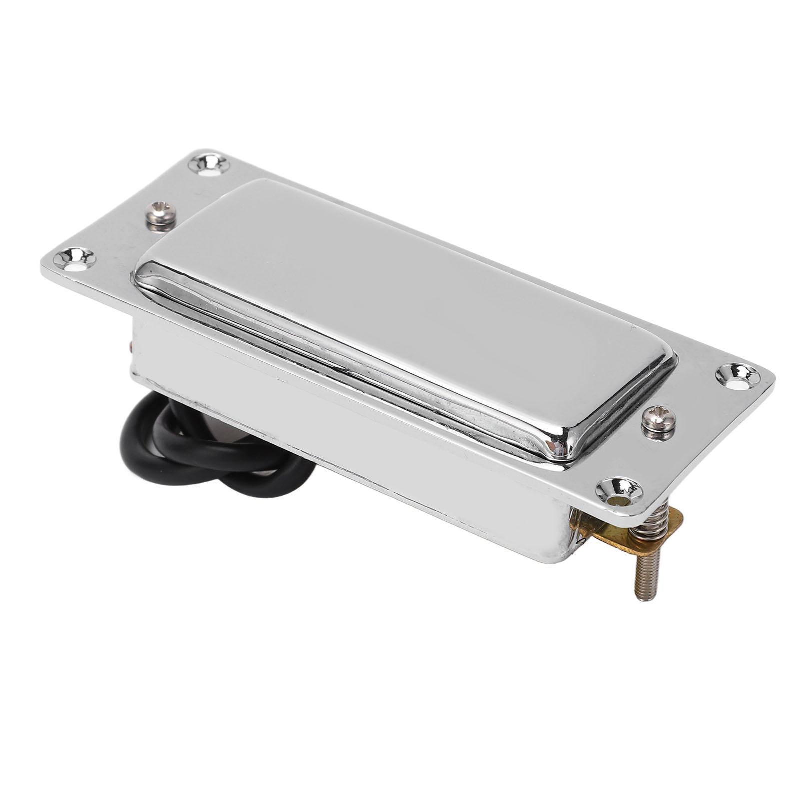 

Мини-набор звукоснимателей для электрогитары Хамбакер Металлический звукосниматель Замена с крепежными винтами