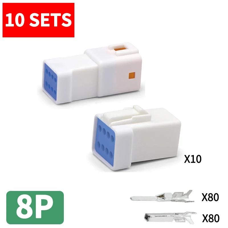 10 sets JST-02R-JWPF-VSLE Mini Car Connector 6T Waterproof Connector Male and Female Plug 03T04T08T