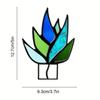 1 Pc Agave Plant Pot Plate Garden Insert Flower Fruit and Vegetable Mark Plate Bonsai Decoration