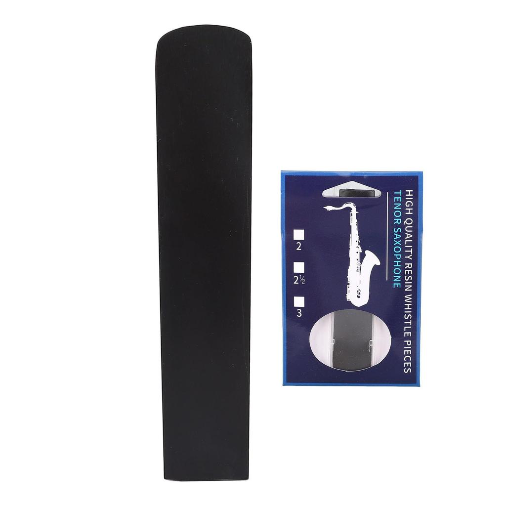 Alomejor Tenor Saxophone Reeds, 2.5 Inch, 5-Pack, Resin, Plastic Box, Suitable for Beginners and Professionals, Shockproof, Convenient Storage,
