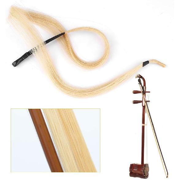 Bow Horse Hair, Horsetail Violin Bow Hair, White Bows Violin for Replace Old Bow Hair Cello Repair The Broken Bow