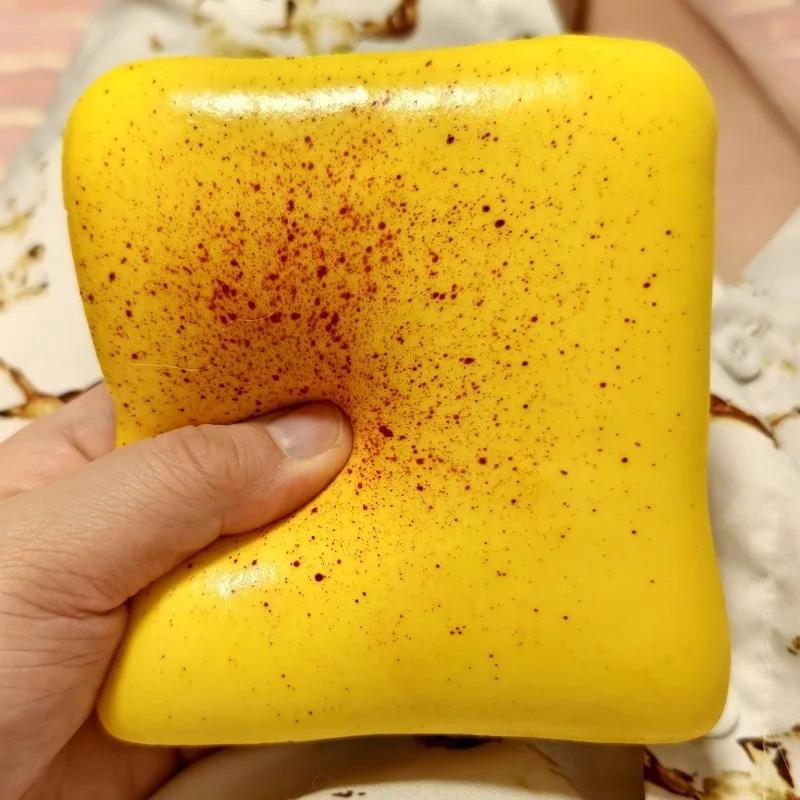 Soft Simulated Toast, Squeezing Toys, Slowly Rising Pressure To Relieve Sensory Anxiety, Autistic Children Fun and Healing