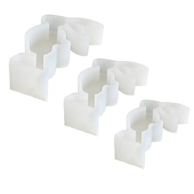 Moule Bougie Lapin de Pâques Moule Savon DIY Outil de Cuisson Gâteau Fondant Moule Silicone