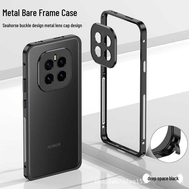 Honor GT PRO/Honor Power Ultra-Thin Metal Clamshell Buckle Drop-Proof Case Honor Power Frame + Lens