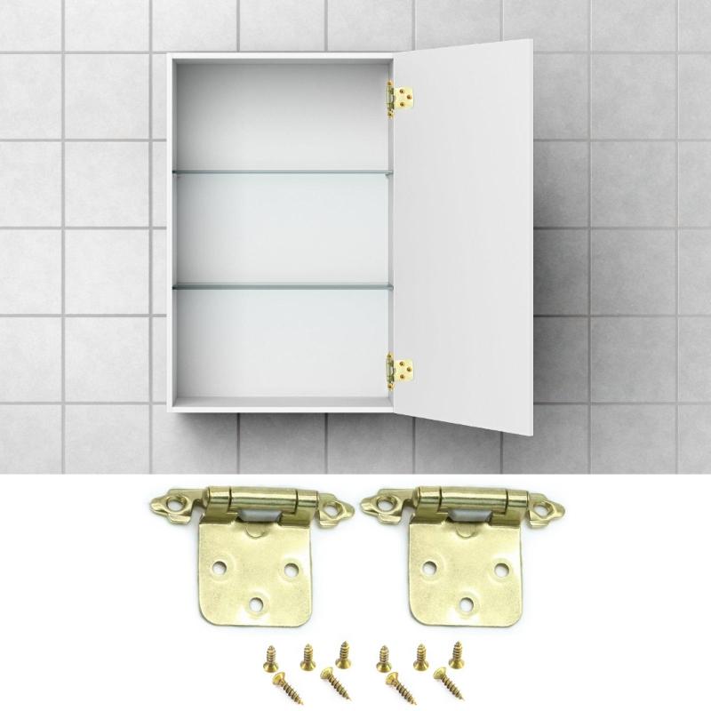 10 Pezzi Cerniere per Mobili a Chiusura Automatica Cerniere Semi Nascoste per Mobili da Cucina Ferramenta per Mobili Antichi Facili da Installare