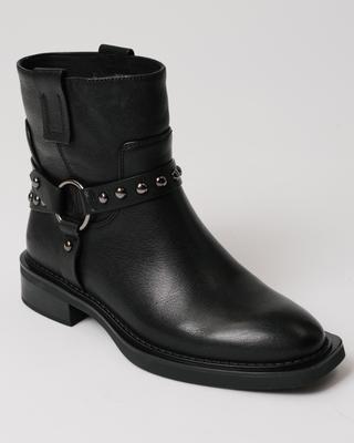 Stiefel bis zur Wade Berkonty 3760100 36 schwarz Leder