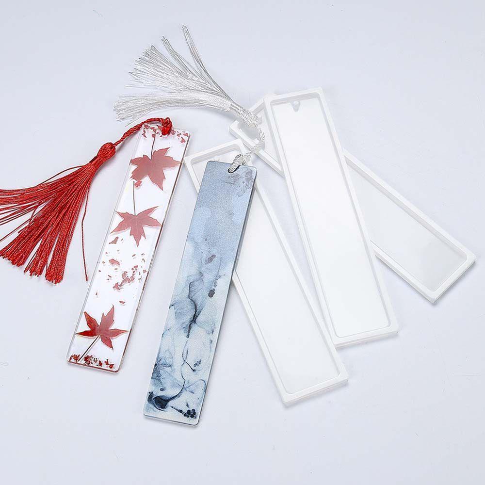 Handmade 1 PCS DIY Transparent Rectangle Equipments Jewelry Tools Bookmark Mold Mould Making