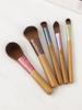 Mini 5pcs Makeup Brushes Set Beginner Brushes On-the-go Portable Travel Set Brushes