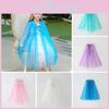 Magical Frozen Elsa Costume Cape In Soft Polyester For Princess Dress Up Fun