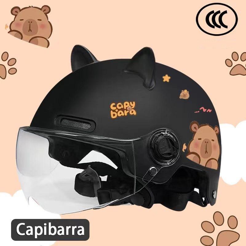 

Национальный стандартный шлем детский летний электрический солнцезащитный шлем для электросамоката полушлем защитный шлем