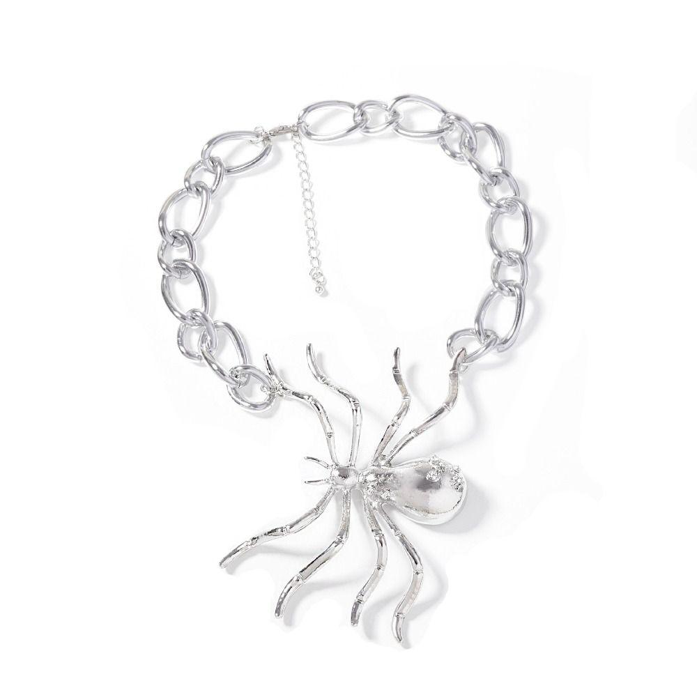 Advanced Design Sense Collarbone Chain Exaggeration Spider Neck Chain  Party
