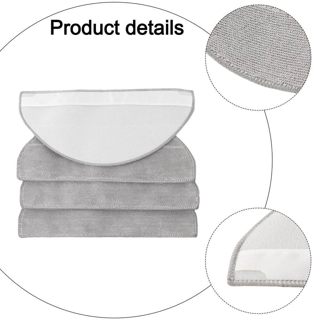 Long Lasting Mop Cloth For Vacuum Microfiber Mop Cloth As Shown Robotic Vacuum Cleaner Cloth Efficient Mopping Solution