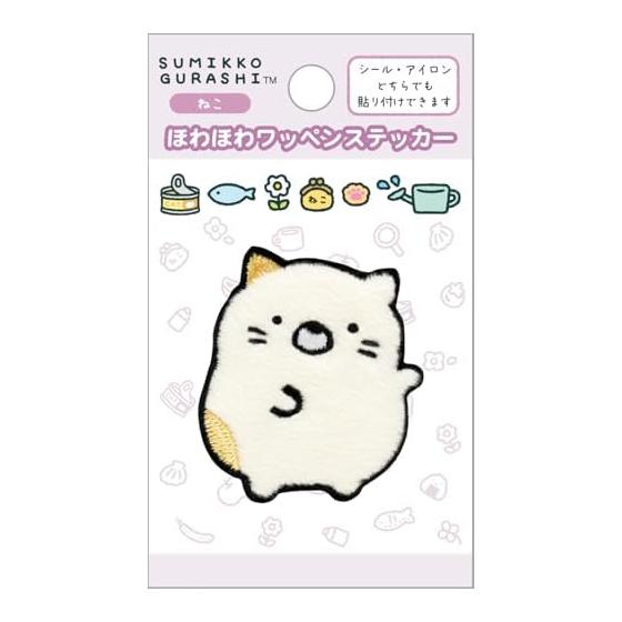 San-X Sumikkogurashi Fluffy Patch Sticker Cat SE71012