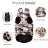Winter Warme Hundekleidung Wasserdicht Winddicht Haustier Jacke Mantel Für Kleine Mittelgroße Hunde Katzen Camouflage Druck Chihuahua Mops Outfits