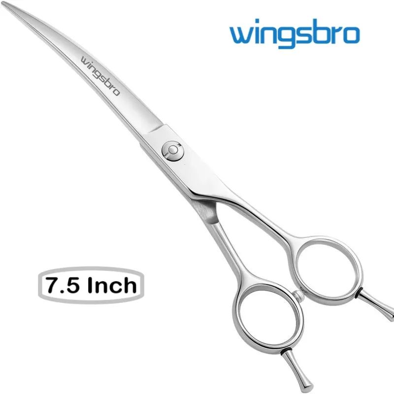 

7.5 Curved Dog Grooming Scissors , Professional Pet Curved Scissors Dog Scissors Cat Curved Scissors