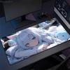 Anime Girls Cute Pink Mousepad Large Computer Gaming Accessories xcm Gamer Professional Premium Mouse Mat Kawaii Desk Mats