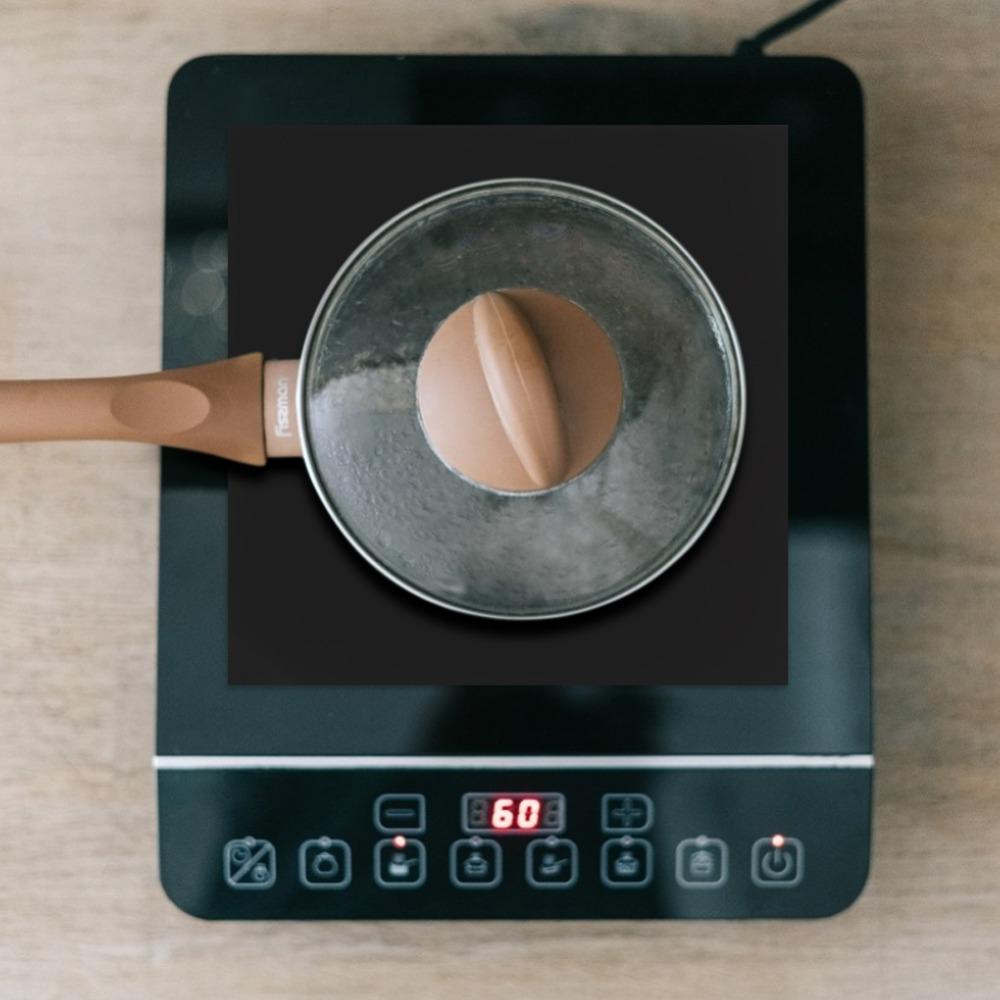 Easy Clean Kitchen Mat Durable Protective Pad Flexible Induction Cooker Mat Heat Insulation