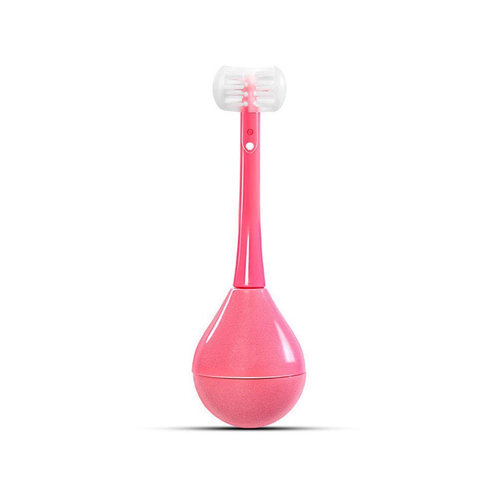 Age 2-12 Silicone Brush Oral Care Brush Three Sided Toothbrush Children's Toothbrush Tooth Brush