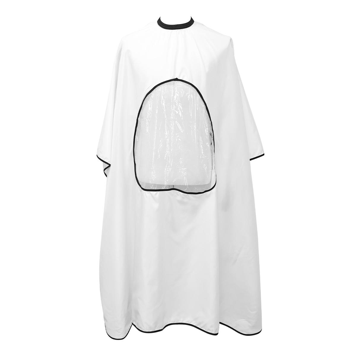 

Парикмахерские фартуки Прозрачные антистатические накидки для стрижки Водонепроницаемые фартуки Платки с орлом Инструменты для укладки парикмахера белый