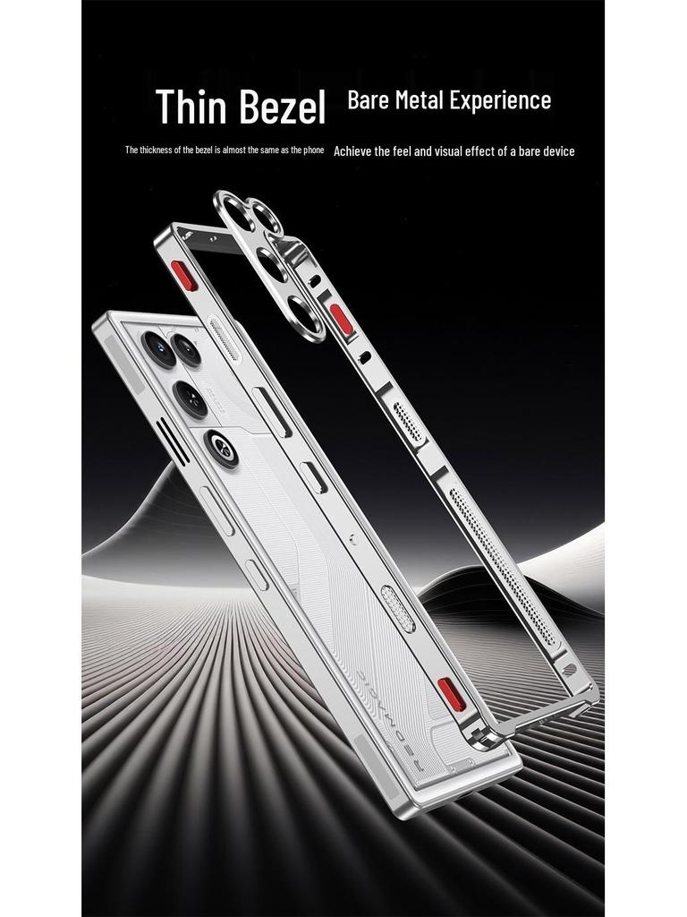 Red Magic 11 Pro Metallrahmen Snap-On Anti-Drop Kühlendes Handyhülle