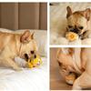 With Rope Knot Pet Plush Sound Toy PP Cotton Filling Doggy Disc Ball Chew Ball Dog Toy Ball  Indoor