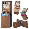 Etui z uchwytem na pierścień i uchwytem na karty Portfel Podpórka Pokrowiec na telefon do Moto Razr 70 60 50 40 Ultra dla Motorola Razr 70 60 50