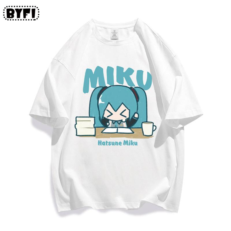 Cotton Cartoon Printed Top Short Sleeve Casual Versatile T-Shirts Women’s