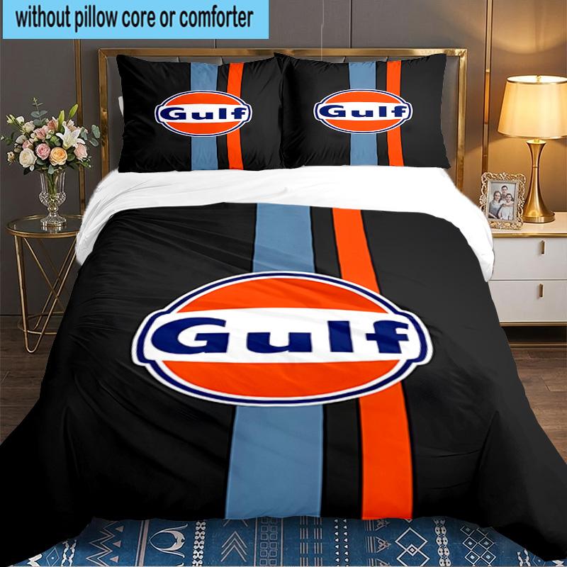 3PCS Gulf Car Bedding Set,Including 1pc Duvet Cover And 2pcs Pillowcases Perfect for Bedroom, Dormitory, Large size Fan Christmas gift