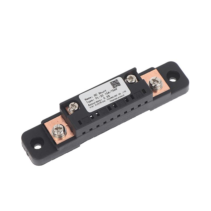 Hot Sale FL-2C Shunt 10A 15A 20A 30A 40A 50A 75A 100A 75mV DC High Accuracy With Base Ammeter Current Shunt Resistor
