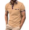 Men's Short-sleeve Polo Shirt, Stylish and Ideal for Casual Daily Wear.