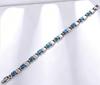 Retro Versatile Turquoise Full Magnetic Adjustable Heart Anti-Fatigue Bracelet