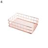 Space-saving Electroplated Design Sundries Box High Quality Sturdy Wire Cosmetic Organizer Holder