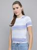 MONTE CARLO Women Smart Fit Off White Top
