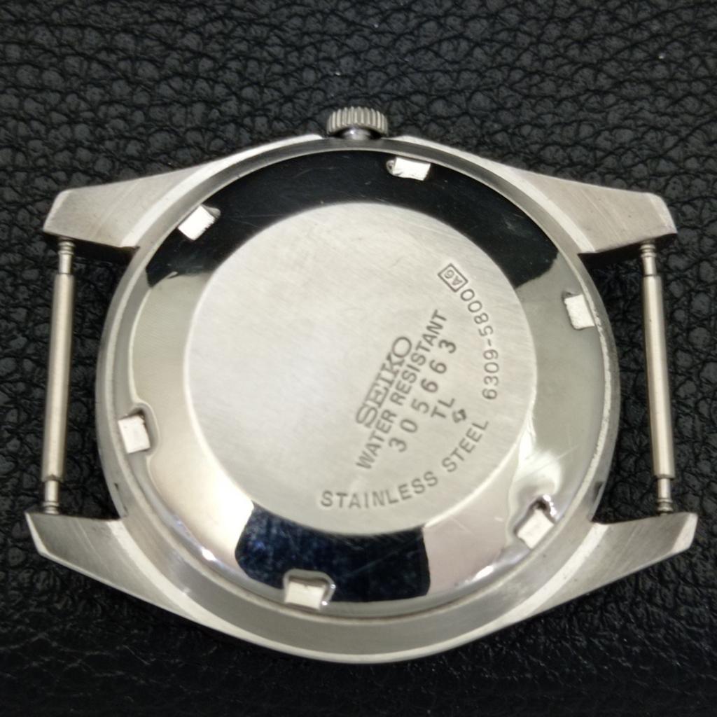 JAPAN VINTAGE SEIKO AUTOMATIC 6309A MENS FERRARI DIAL WATCH a700513-5