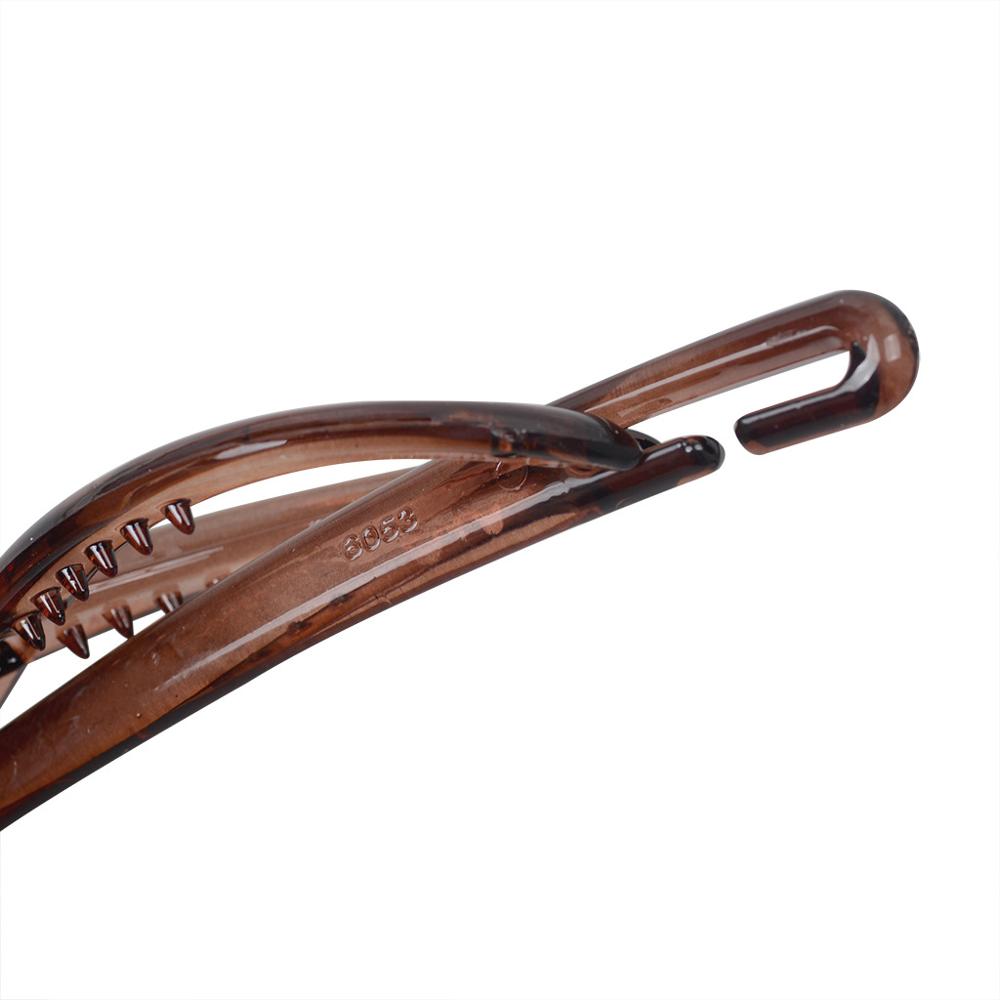 Resin Spray Painting Hairpins Girl Banana Barrettes Clip Style for Elegant Female Hair Clip 8 Shape Hair Accessories