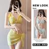 Sexy Split Swimsuit Three-piece Bikini Korean Ins Style Hot Girl Pure Desire To Look Thin