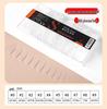 Jieliya Frosted Transparent Ultra-Thin Seamless Nail Tips - Full & Half Cover, No Etching, Size Supplement Included.