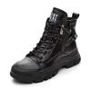 Fashion GKTINOO 2025 Autumn Winter Shoes Genuine Leather Sneakers Fashion Boots for Women Thick Sole Women Ankle Boots Ladies Botas