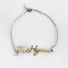 Kpop Nct Member Signature Bracelet  Color Stainless Steel Chain Bracelets For Women Fans Jewelry Accessories