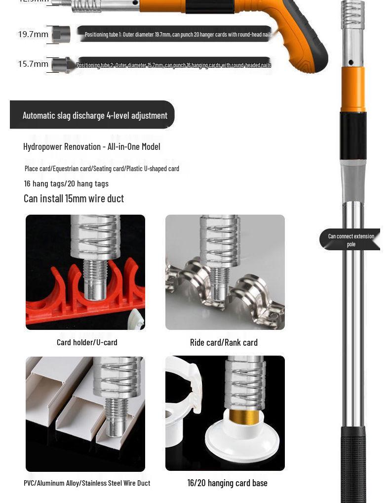 Mini Ceiling Duct Air Conditioner Fastener Nail Gun