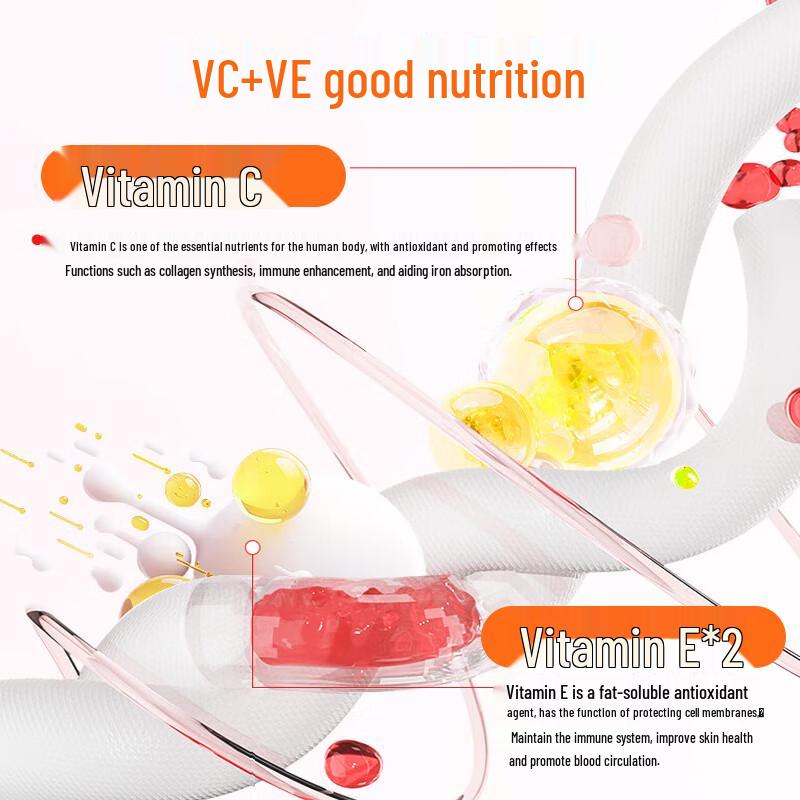 Beijing Tongrentang Vitamin C & E Chewable Tablets