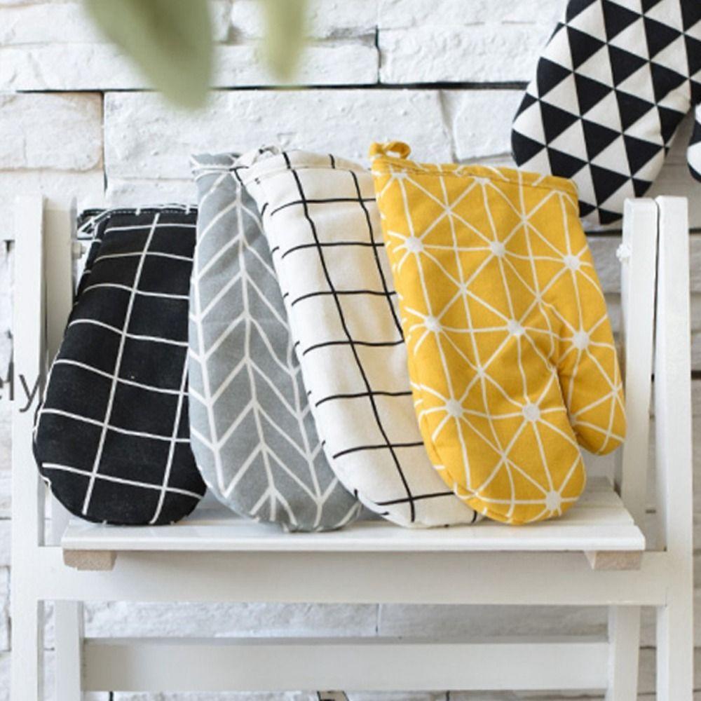 Heat Resistant Microwave Gloves Nordic Inspired Oven Gloves Kitchen Tool Insulation Gloves  Kitchen