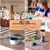 KR KITCHENRAKU Silicone Kitchen Mat, Heat-Resistant Countertop Protector, Transparent, Large 50x70mm, Stain-Resistant, Insulating, Silicone Sink Mat,