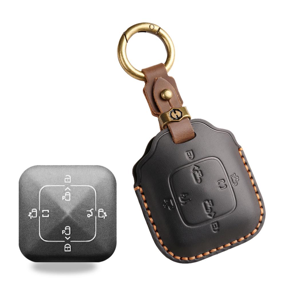 Retro Key Cover Is Suitable for Extremely Krypton 001/007 Car Pure Hand-stitched Real Cowhide Key Protection Bag