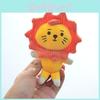 Adorable Lion Plush Toy Cute Sunflower Design Soft Stuffed Animal For Kids Gifts