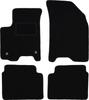 Black Velour Floor Mats For: Chevrolet Aveo I T200 / T250 Hatchback, Sedan (2002-2011)